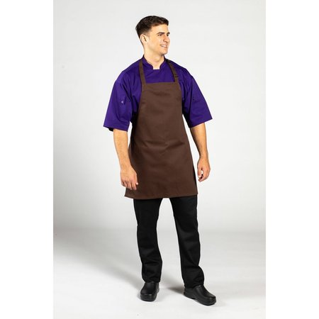 UNCOMMON THREADS Adjustable Bib Apron Brown 3010-0200